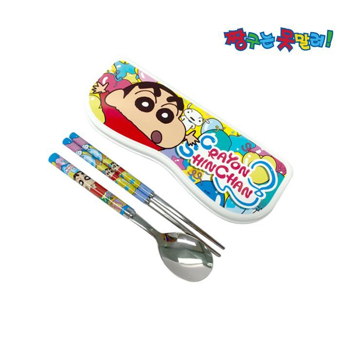 Crayon Shin Chang Basic Spoon and Fork Case Set
