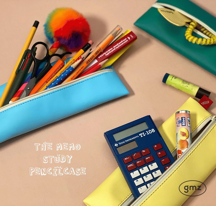 THE MEMO Study Pencil Case