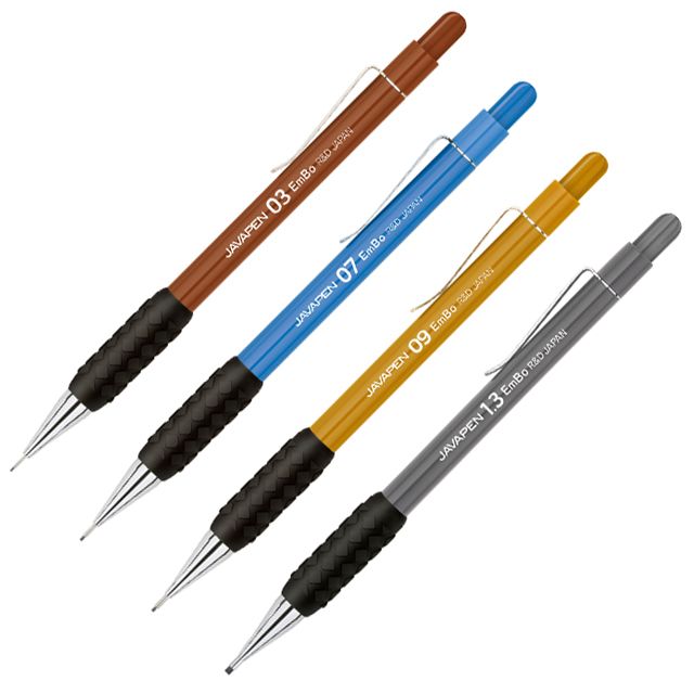 JAVA Embo Mechanical Pencil, 12 Pack 