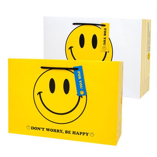 Smile Shopping Bag 360x110x250mm (10pcs)