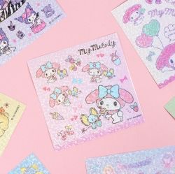 Sanrio Characters Aurora Ins Stickers Set of 45