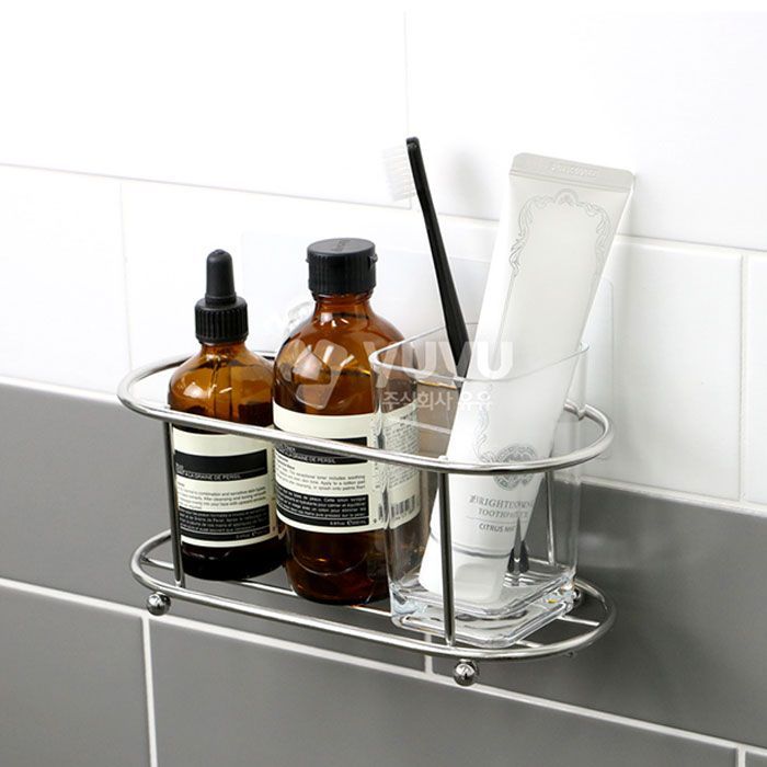 STRONG ADHESIVE WIRE SHOWER CADDY