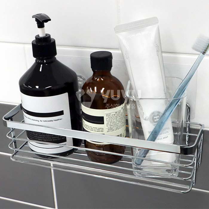 STRONG ADHESIVE WIRE SQUARE SHOWER CADDY