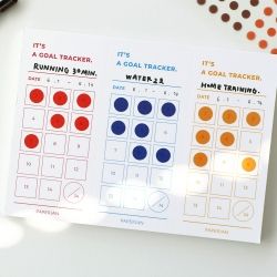 Pigment Clear Sticker, Circle Type 12sheets SET