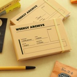 Weekly Archive Planner for 6 Months 