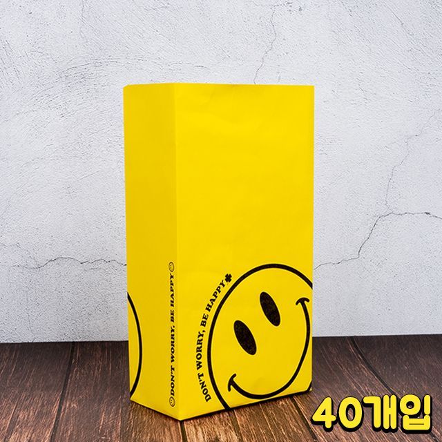 Smile Paper Bag 120x60x220mm (40pcs)