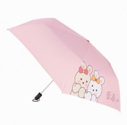 Roraailey Twin Compact Folding Umbrella, Manual Open 