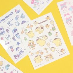 Sanrio Characters Tatoo Stickers,30ea