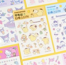 Sanrio Characters Tatoo Stickers,30ea