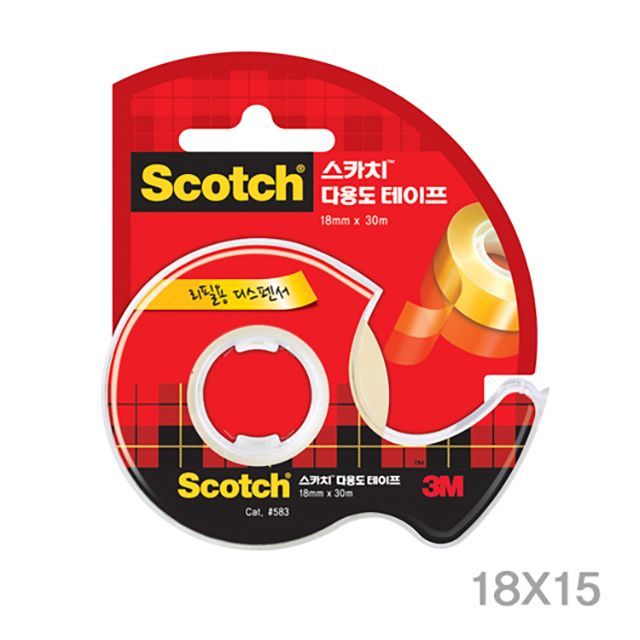 Scotch tape 581 (18mmX15m)_12pcs