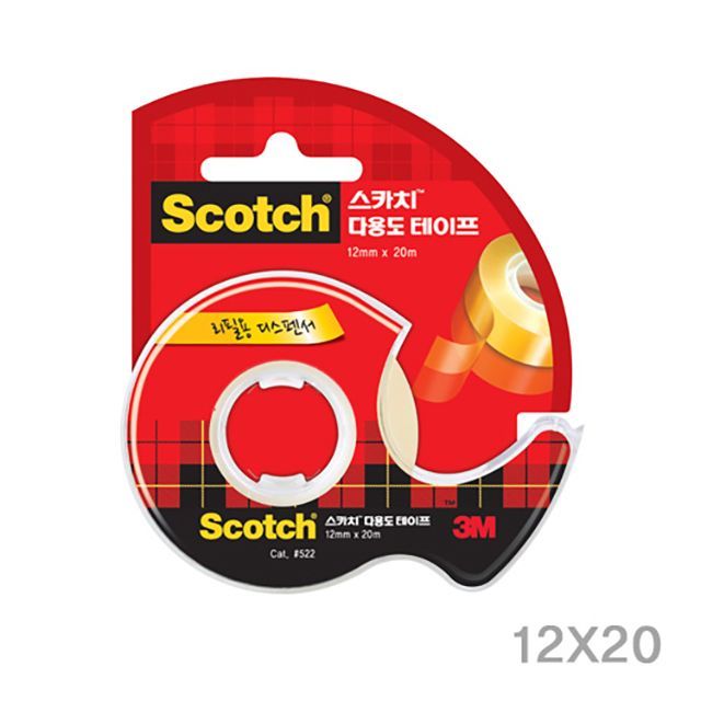 Scotch tape 522 (12mmX20m)_1pcs