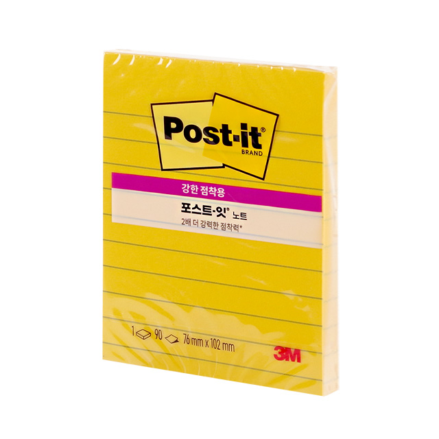 Post-it Super Sticky Note, Yellow, 90 Sheets, SSN 657-L