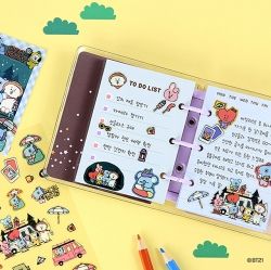 BT21 CLEAR STICKER - IN THE FOREST