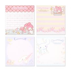 Sanrio My Melody + Cinnamoroll Memo Pad Set, 20ea