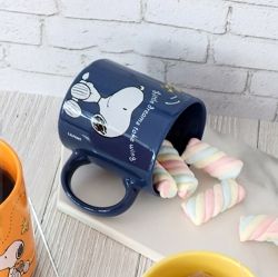 Peanuts Snoopy Daily Color Mug Cup_NAVY BLUE