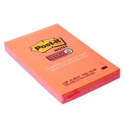 Post-it Sticky Notes multi Pack, 2Colors,4Pads/Pack, 180Sheets, 127X203mm(5845-SSUC)