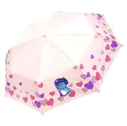 Kakao Friends Mirror Heart Blusher Auto Folding Umbrella Neo