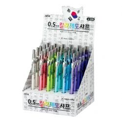 Clear Color Drawing Mechanical Pencil(0.5mm), 30Count with Display Case