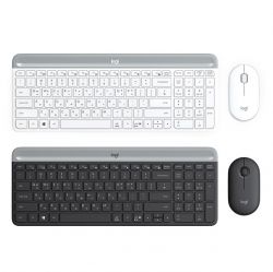 Slim Wireless Combo Keyboard & Mouse Set MK470 Graphite