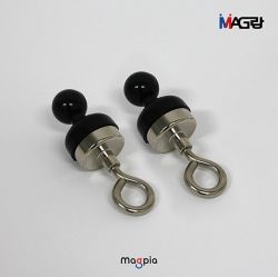 MAGRANG Powerful Neodymium Magnets for Camping Black 5ea 