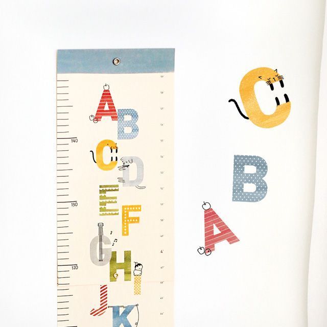 CONITAIL Crowth Charts Poster - Alphabet 