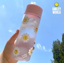 Smiley World Basic Bottle and Pouch_Pink