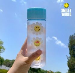 Smiley World Basic Bottle and Pouch_Blue