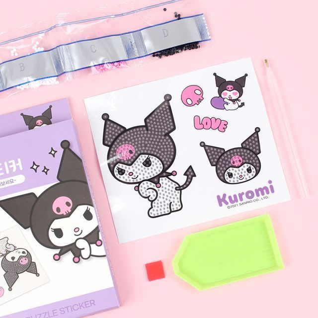 DIY Kuromi Stickers, How to Make Stickers Box