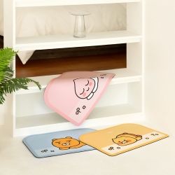 Kakao Friends Dry Mat Made by Diatomaceous Earth Material with Rubber 