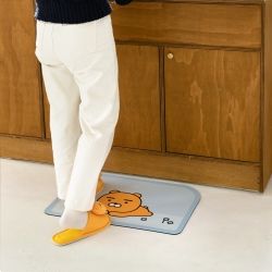 Kakao Friends Dry Mat Made by Diatomaceous Earth Material with Rubber 