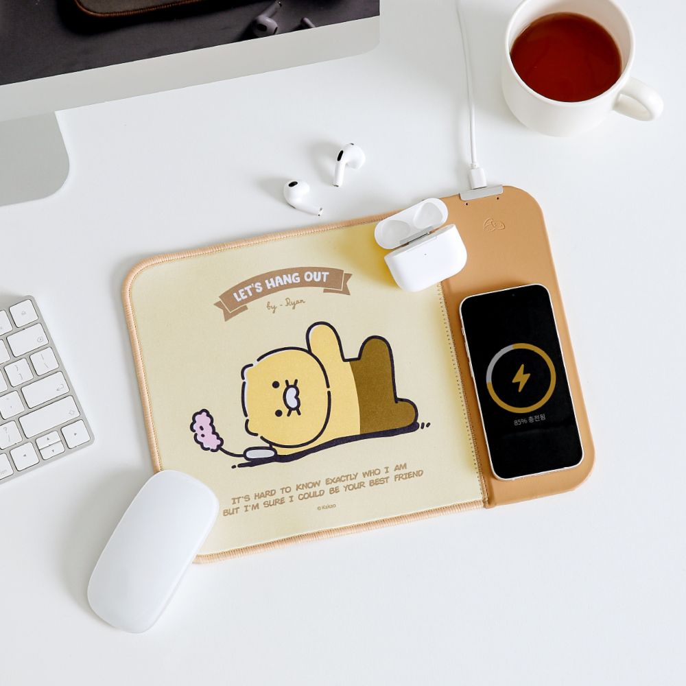 cartoon CHOONSIK Dual wireless charging mouse pad