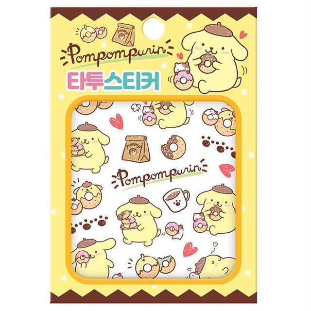 Sanrio Characters Pompompurin Tatoo sticker