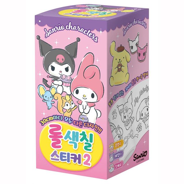 Sanrio Characters Roll Coloring Stickers 2