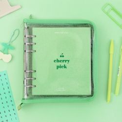 A6Wide Cherry Pick Diary 4 Zipper