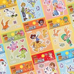 Digimon Adventure pop Stickers,60ea