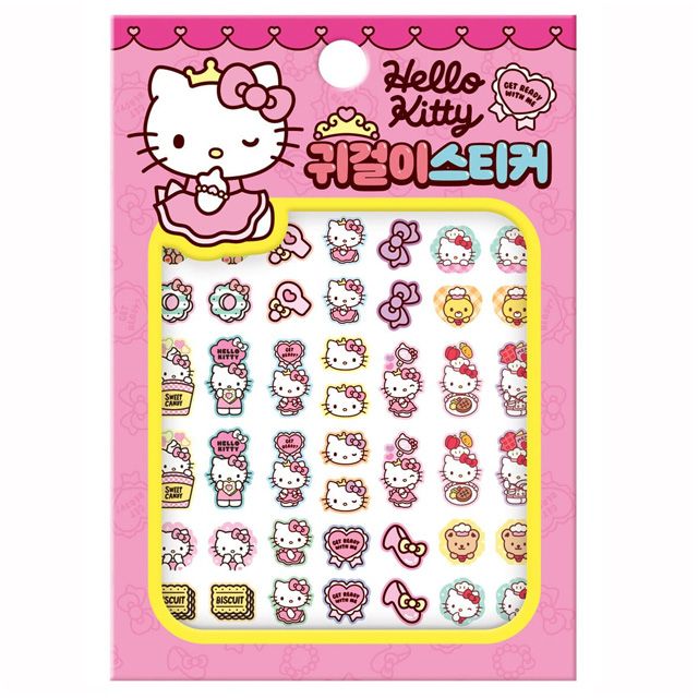 Sanrio Characters Hello Kitty Earring Sticker