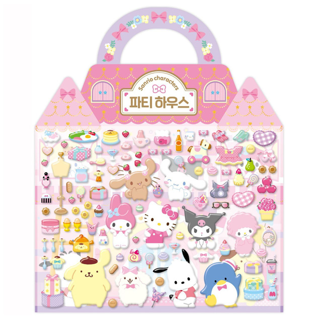 Sanrio Characters Party House Stickers