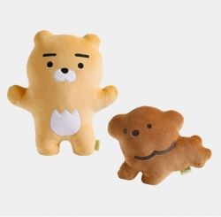 Kakao Friends Shape Cushion Set - RYAN and puppy