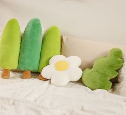 Kakao Friends Shape Cushion - Flower
