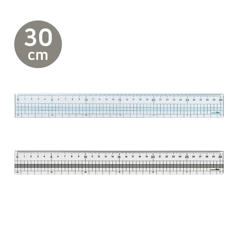 30cm Color Graph Ruler 