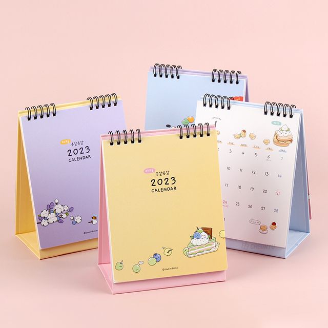 Mongalmongal 2023 Everyday Double Sided Desk Calendar 