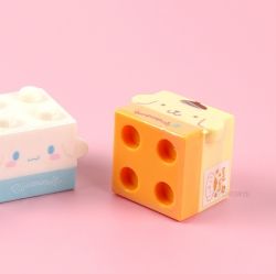 Sanrio Characters Figure Block Stamp, set of 20ea