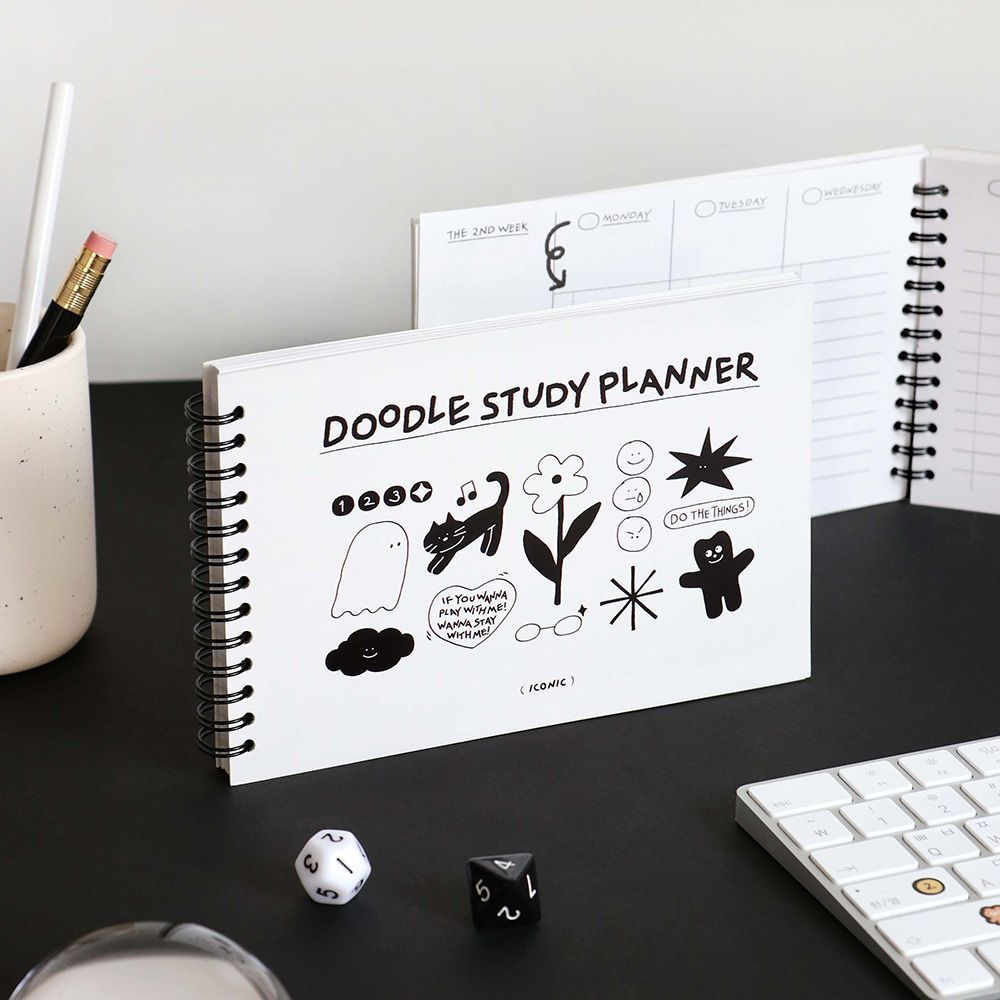 Doodle Study Planner for 6 Months 