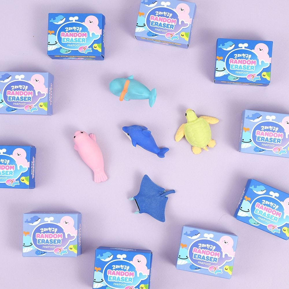The Whale Erasers, Set of 60