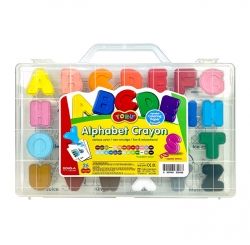 TORU Kids Crayon Alphabet 26 Colors