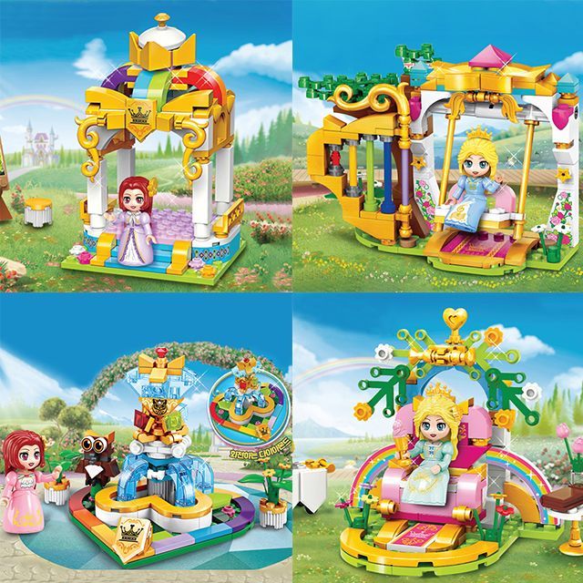 DIGO PRINCESS LEAH Rainbow Palace Series (1 set of 4)