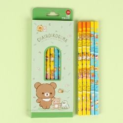 RIRRAKKUMA Pencil Kit(2B), 5 Piece Set