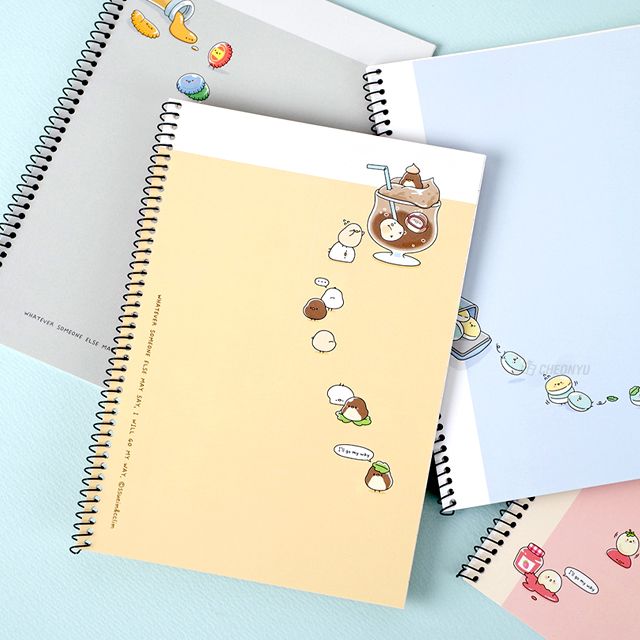 Mongalmongal Spiral Notebook (1set of 5ea) 