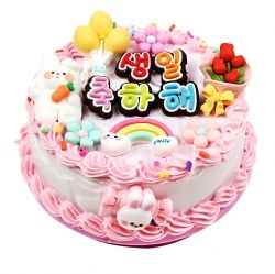 happy birthday cake orgel deco set