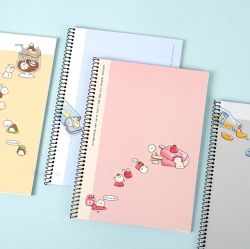 Mongalmongal Spiral Notebook (1set of 5ea) 